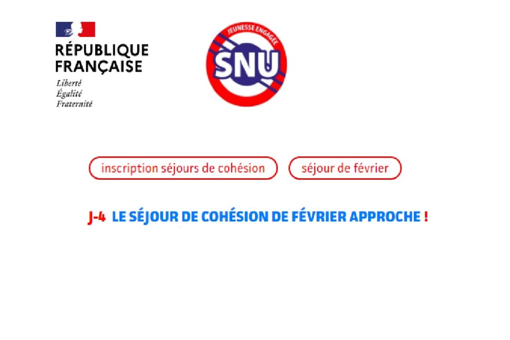 Service national universel (SNU) : les 15-17 ans peuvent s&rsquo;inscrire aux séjours de juin et juillet 2022