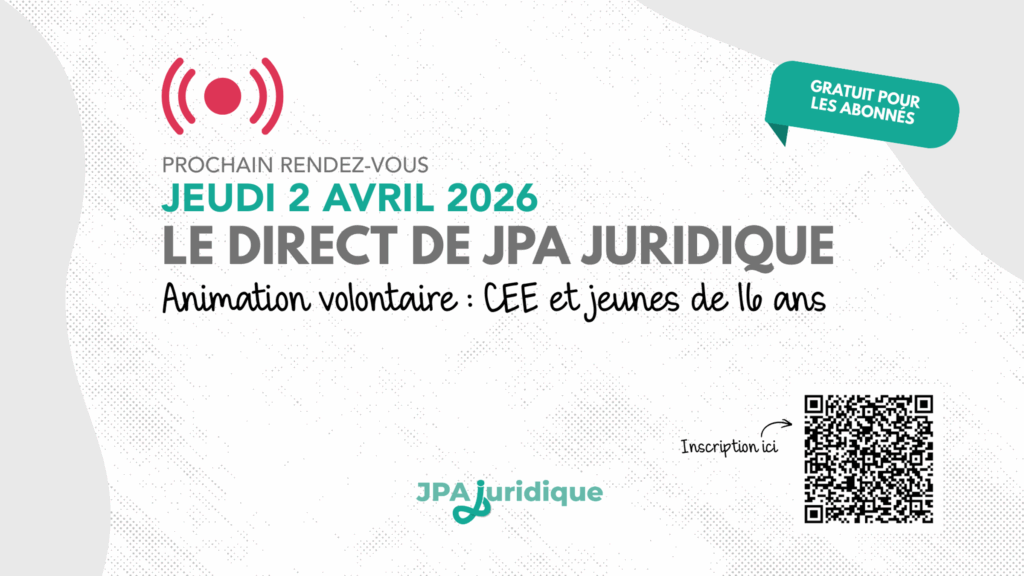 A ne pas manquer : webinaire juridique « CEE et embauche de mineurs »